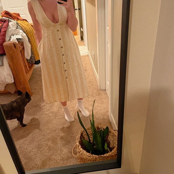 Urban Outfitters Dresses & Skirts - Yellow stripped dress